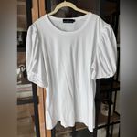 Tuckernuck Pomander Place top White Vesty Puff Short Sleeve Crewneck cotton tee Photo 2