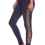 Alo Yoga ALO High Rise Interlace Leggings In Navy Blue Photo 0