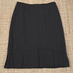 T Tahari  Pinstripe Peplem Hem Suit Skirt size 8 Photo 0