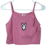 Playboy  Logo Pink Cropped Tank size L Photo 0