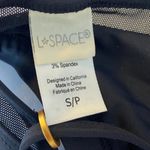 l*space NWOT L* Black Ribbed & Mesh Sadie Bikini Top Photo 6