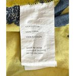 Jason Wu RTR Floral Sleeveless RuffleV Neck Top Tie Straps 10 Yellow Navy Blue Photo 10