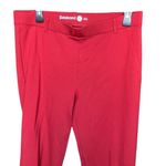Betabrand  Red Christmas 🎄 Pull on Straight Leg pants Large 756 Photo 3