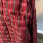 Patagonia  Red and Gray Plaid Button Down 100% Cotton Shirt Photo 10
