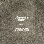 Stonewear Designs Black Sleeveless Zip Up Vest NWT Small Pockets Fleece Lining Photo 9