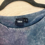 ASOS  Marled Midi Dress Gray Purple Ombre Size US 8 Stretch Photo 4