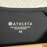 Athleta Pacifica Wrap Front Quarter Zip Black Tee Size XS Photo 6