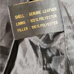 Vintage Monte Carlo Leather Jacket Size Large Black Photo 7