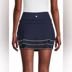 FILA ‎ Backspin Flounce Tiered Mini Tennis Skort - Size XL - Navy - NWT Photo 1