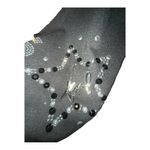 Karl Lagerfeld  Paris Petite Medium Beaded Heart Logo Sweater Top Black PM Photo 10