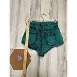 Vibrant Green mini Jean short Photo 3