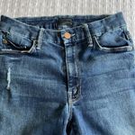 MOTHER Denim  High Waisted Looker Ankle Fray Cat Attack Jeans Photo 8