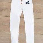 SKIMS NWT!  Team USA Ribbed Ankle Leggings Photo 1
