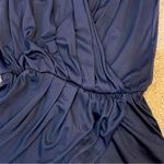 Rachel Roy  sleeveless shorts romper jumpsuit skort size small blue silky pockets Photo 7