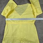 Michael Kors Embroidered Tunic‎ Top Cover Up Lightweight Yellow L Size L Photo 1