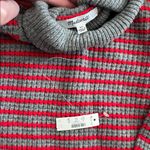 Madewell Wool Waffle-Knit Turtleneck in Stripe Photo 6