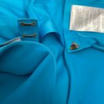 David's Bridal Blue Chiffon Midi Dress w Zip Garment Bag Style: F12284 Size 12 Photo 11