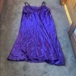 Amoureuse Purple Satin Two Piece Chemise Slip/Robe Set SIZE 4X Photo 9
