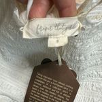 Anthropologie NWT Forever That Girl Smocked Eyelet Peplum Tube Top White Small Photo 2