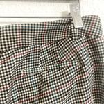 Talbots  Womens Pants Black Cream Houndstooth Plaid Hampshire Ankle Size 10P Photo 6