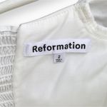 Reformation Isaac Dress 2 White Bridal Wedding Midi Dress Photo 4