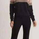 Marine layer Womens Small Black Valencia Kick Flare Pants High Rise Black Travel Photo 0