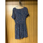 Madewell  Women's Size 2 Navy Blue Daisy Floral Mini Dress Casual Photo 2