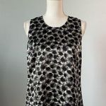 Hugo Boss | 100% Silk Black and White Tank Top Blouse Sz 6 Photo 0