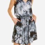 Sweaty Betty Take It Easy Drop Waist Dress In Black Tie Dye Photo 0