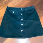 Forever 21 Dark Green Denim Skirt Photo 0