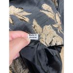 Irene Klarie Floral Embroidered Shift Dress Size UK42 US 8 M Gray Jacquard Gold Photo 11