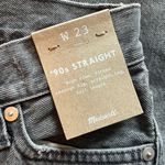Madewell NWT:  90s straight jean in burwick wash cross tab button fly Photo 14
