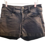 Wax Jean #785  Women's Size Large Black Denim Shorts Photo 0