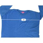 Lilly Pulitzer Cobo Boatneck Sweater LARGE Heather Coastal Blue Oversized Boho Photo 6