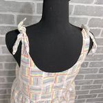 Target Vintage  Pride Rainbow Lines Gender Inclusive Linen Dress Size XS Photo 5