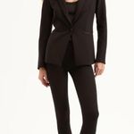 Veronica Beard Zip Back Scuba Pant Black Size 6 Photo 3