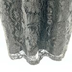 Nanette Lepore Nanette Very Black "Spring Bloom" Knee Length Floral Lace Dress-2 Photo 2