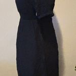 Old Navy Black Midi Dress With 3/4 Sleeve Photo 3