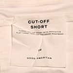 Good American 🆕  Shorts Plus 22 White Jean Denim Cut Off Frayed Hems Ripped NEW Photo 7