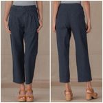 Sundance  Vie De Reve Paperbag Pants Gingham Checkered Linen Blend Size 10 Photo 1