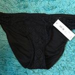 Bisou Bisou NWT Black patterned swimsuit bottom Photo 0