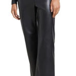 Modern Citizen  Elegant Black Faux Leather Pants Sz XL Photo 0