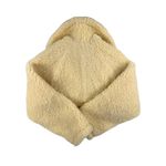 L'Academie L’Acadamie - Peyton Cropped Sherpa Jacket in Wheat Photo 3