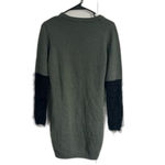 Cheap Monday  Half Knit Dress Long Sleeves Green/Black Size Small Photo 1