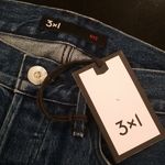 3x1 💕💕 Straight Crop Fringe Jean Button Fly High Waisted Cropped ~ Lima 27 NWT Photo 13