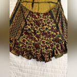 Free People  Bali Surf Date Romper Green/Burgundy Floral Photo 6