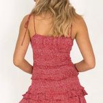 Sundae Muse Red Printed Dress Photo 2