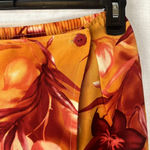 C&S Designs Tropical Maxi Wrap Skirt Size Medium Orange Photo 3