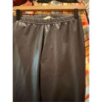 Gianni Bini Gianni‎ Bini Blue Faux Leather Leggings Size Medium Photo 2