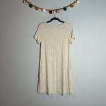 Kindred Bravely Eleanora Bamboo Maternity & Nursing Dress in Oatmeal Stripe White Size undefined Photo 4